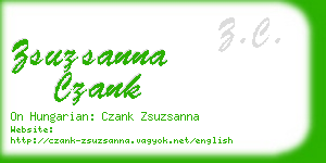 zsuzsanna czank business card